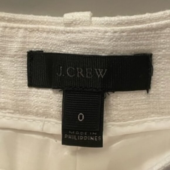J. Crew Scallop-Hem White Shorts - Picture 5 of 5